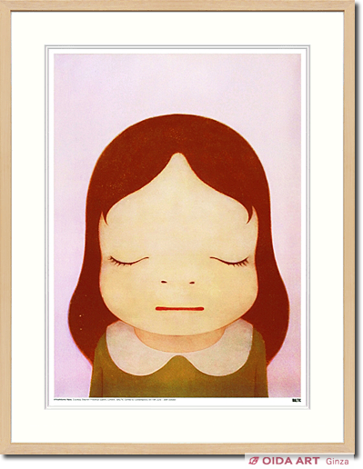 奈良美智 ポスター 2枚 Eyes Open & Eyes Closed 奈良美智 ポスター 2