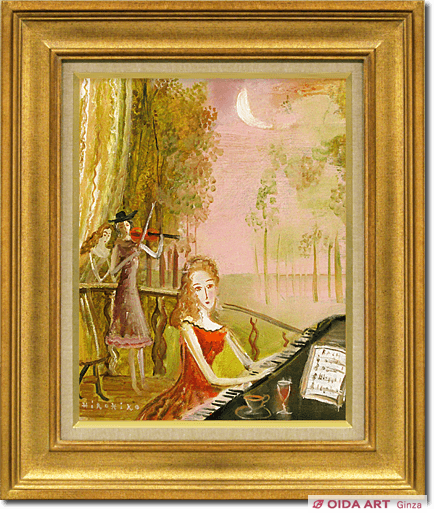 織田広比古 ローズ色の時 | 絵画など美術品の販売と買取 | 東京・銀座