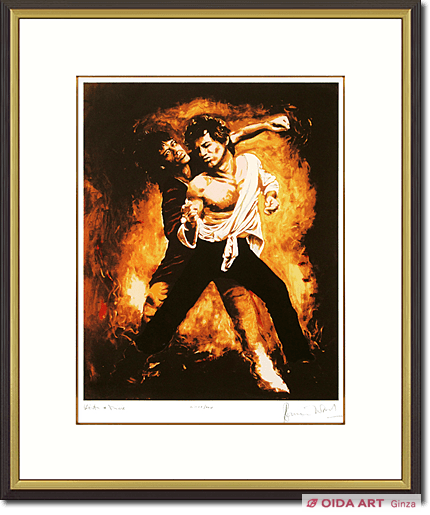 ロン・ウッド（ローリングストーンズ）リトグラフ