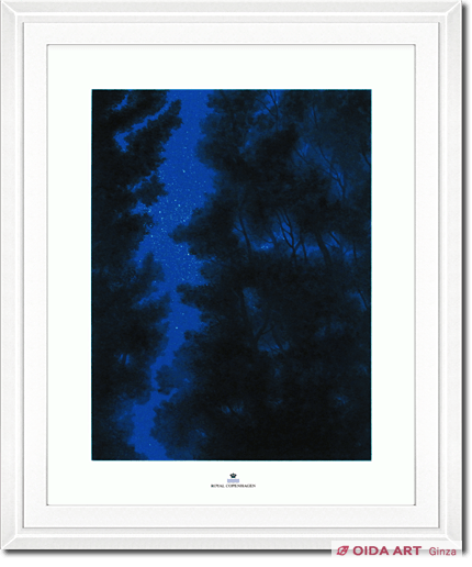 銀河」GALAXY・千住博・陶板画・箱入・栞付・ Copen・ 銀河」GALAXY