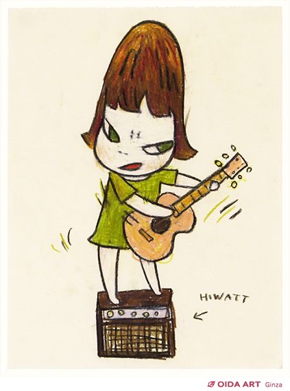 奈良美智 Untitled (Guiter girl) | 絵画など美術品の販売と買取