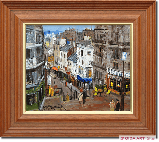 フランス画家チョルダ(雨上がりのモンマルトル) フランス画家チョルダ