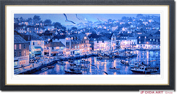 笹倉鉄平「サントロペ」アートポスター 笹倉鉄平サントロペアート