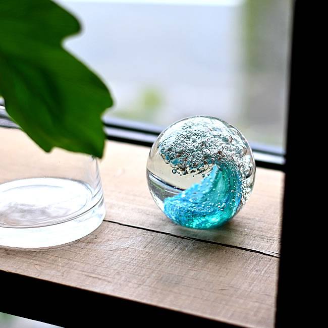 ガラス工芸品 ガラスアート アートオブジェ クラフト 透明な風景