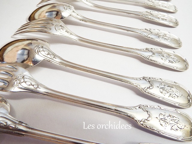 フランス アンティーク シルバー950 ピュイフォルカPUIFORCAT デザート