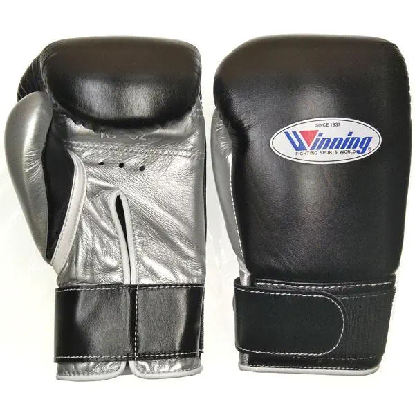 Winning ボクシンググローブ ブラック 10oz 新品 マジックテープ