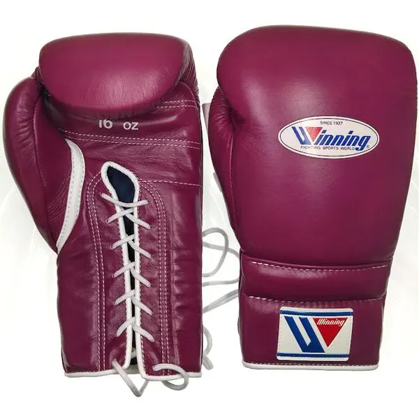 ウイニング winning ボクシンググローブ 16オンス 紫／金 ウイニング