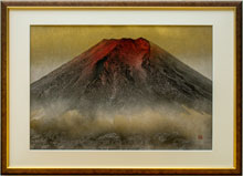 富士山のインテリア額 / 伊勢型紙専門店おおすぎ