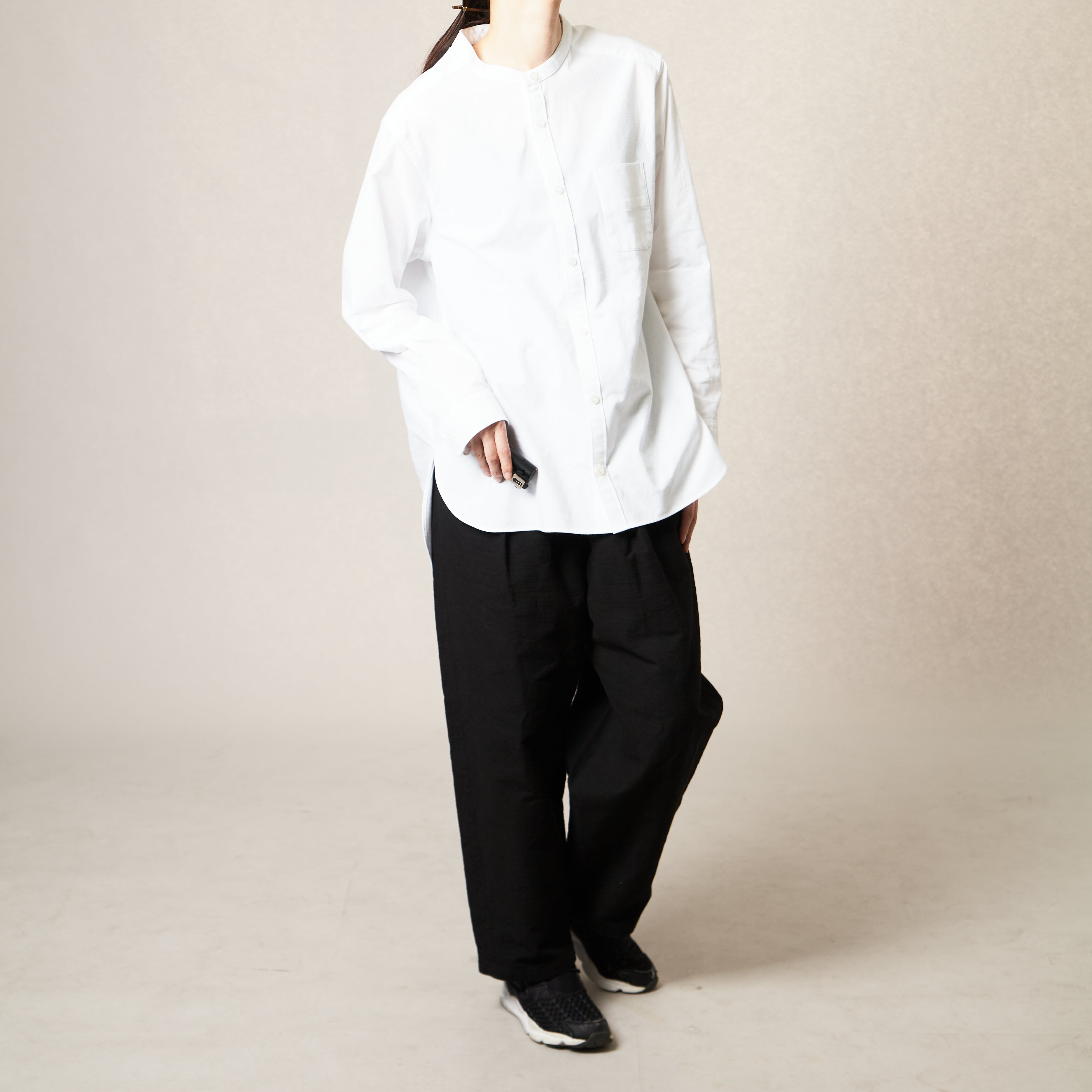 OSOCU＞知多木綿 バルーンパンツ 名古屋黒紋付染 Chita-momen pants