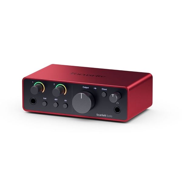 Focusriteからレコーディングに最適な「Scarlett Solo Gen4」が新たに