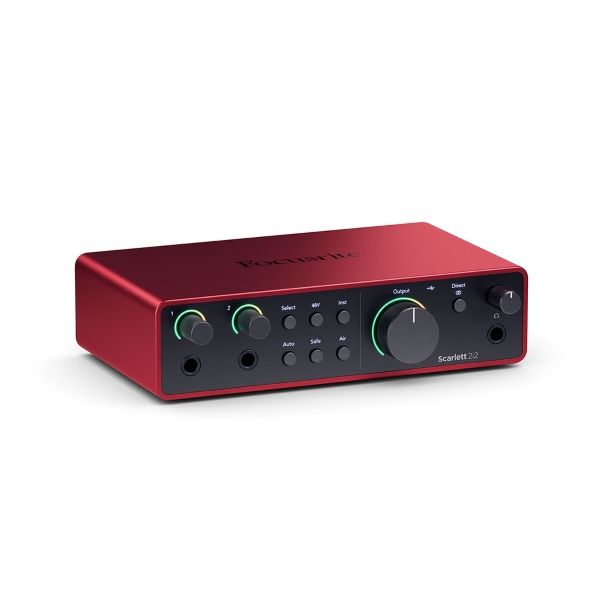 Focusriteからレコーディングに最適な「Scarlett 2i2 gen4」が新たに