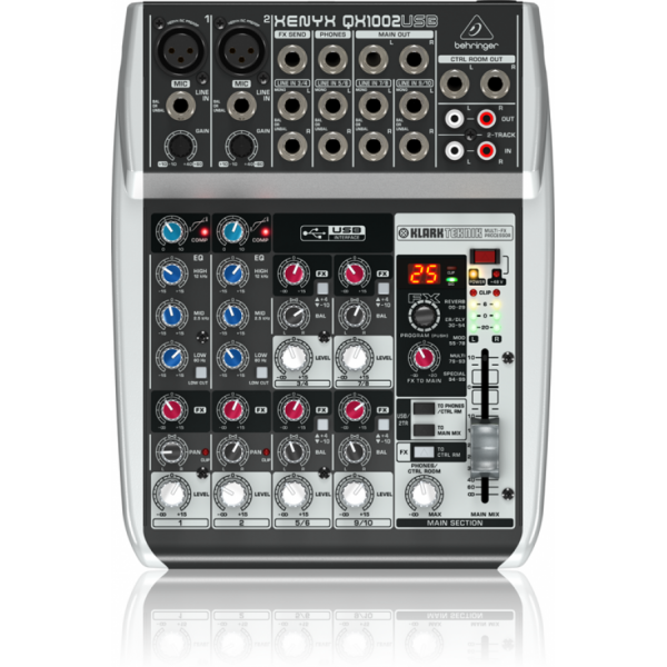 次回入荷時期未定。】BEHRINGER(ベリンガー)/PAミキサー/QX1002USB