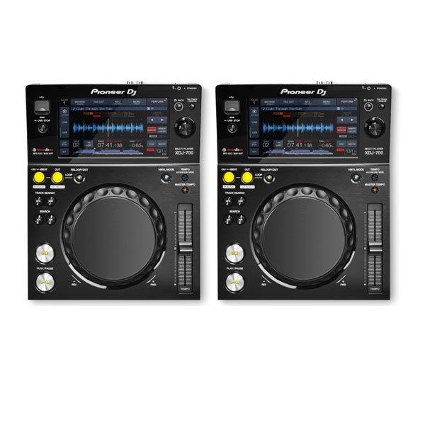 PioneerCDJ-400 (2台)& BehringerDJX700 セット PioneerCDJ-400 (2台