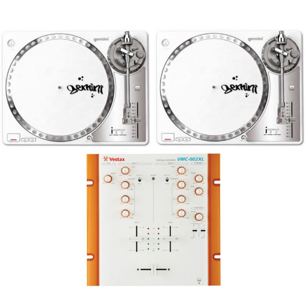 ☆早いもの勝ち！中古品！】激安DJセット(GEMINI/iTT,Vestax/VMC-002XL