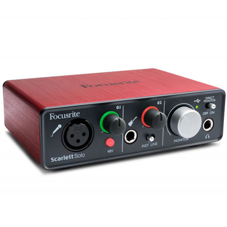 Scarlett Soloがあれば、どこでもレコーディングスタジオに大変身！