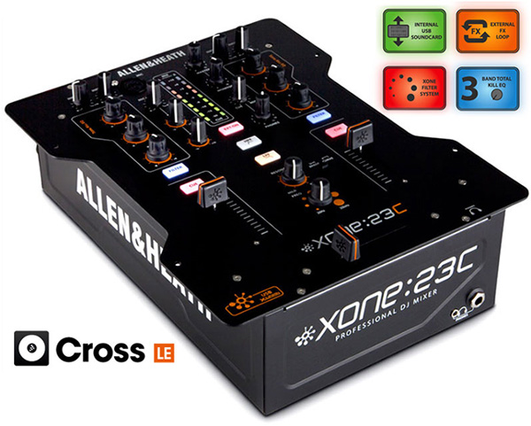 三*島様 Allen&Heath Xone23 DJミキサー 高音質 プリアンプ