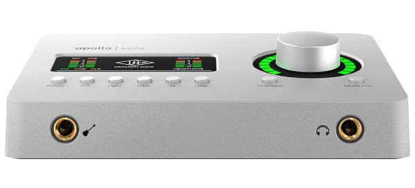 高品質オーディオインターフェイスUniversal Audioの Apollo Solo USB