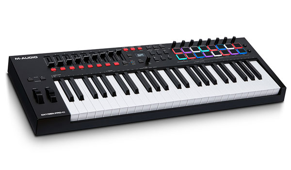 M-AUDIOのMIDIキーボードOxygen Pro 49をご紹介いたします。
