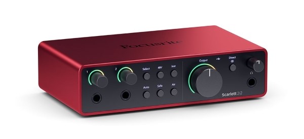 Focusriteからレコーディングに最適な「Scarlett 2i2 gen4」が新たに