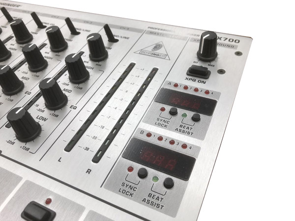 ジャンク品】BEHRINGER/DJミキサー/DJX700 -DJ機材アナログレコード