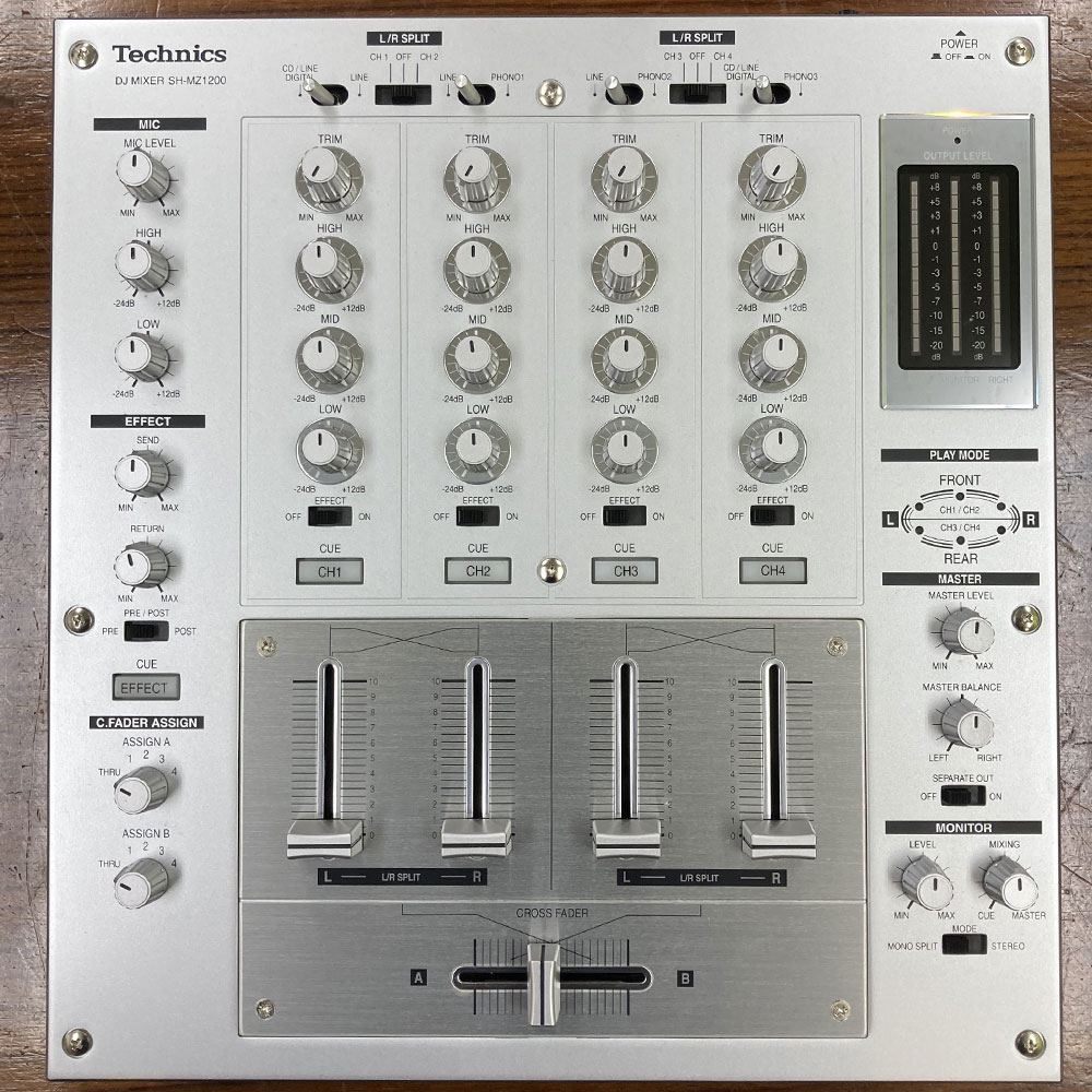 Technics SH-MZ1200 DJミキサー 4ch 動作確認済み 中古美品】Technics