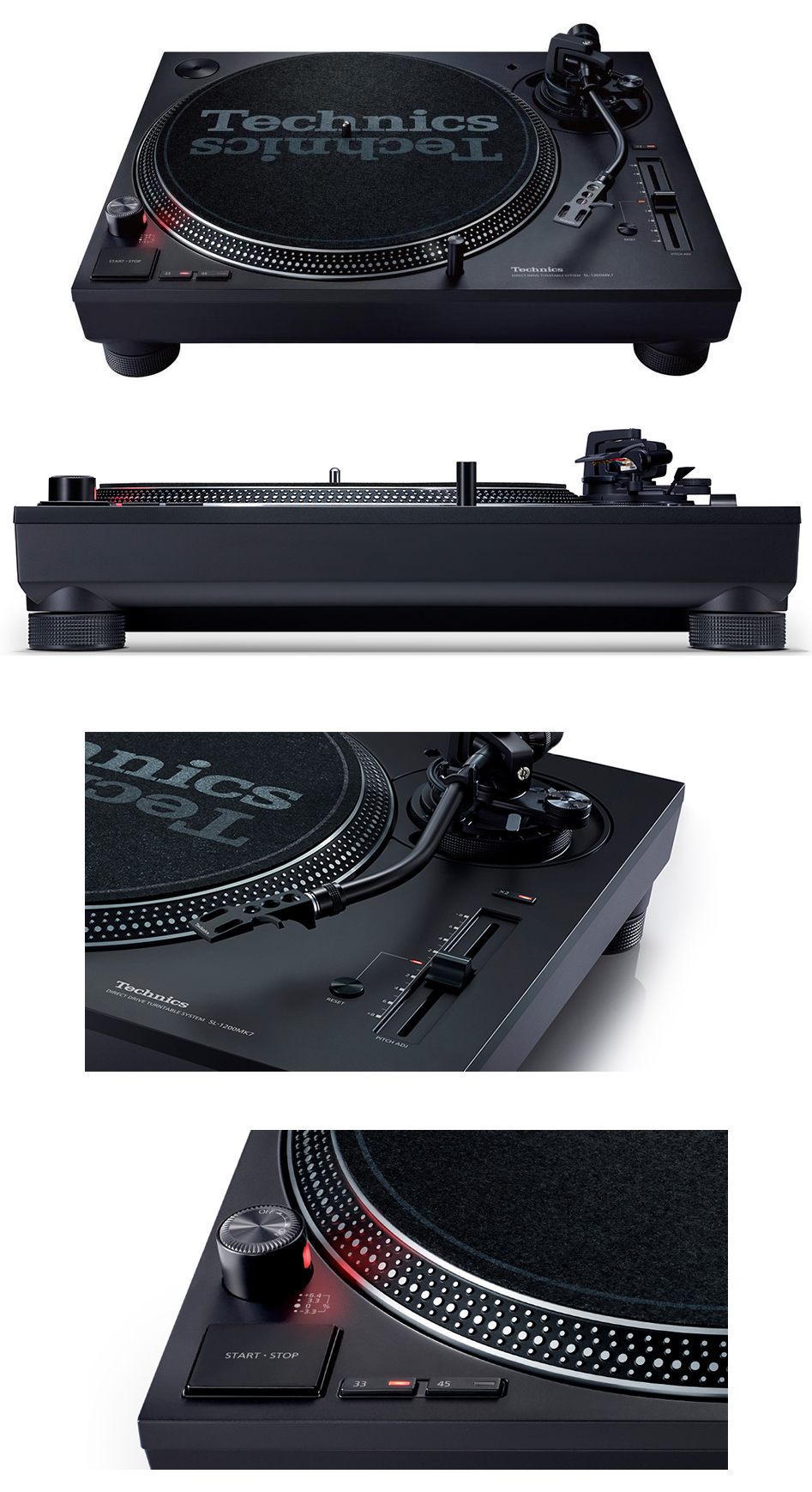 Technics SL-1200 レコードプレーヤー本体 2台セット Technics SL-1200
