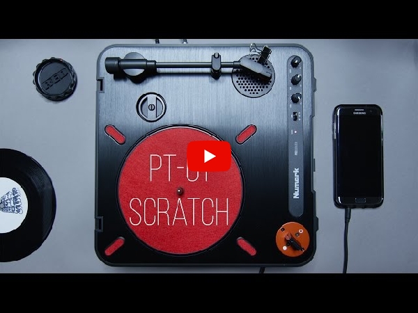 Numark PT01 Scratch + スクラッチ用カスタムフェーダー交換済 Numark