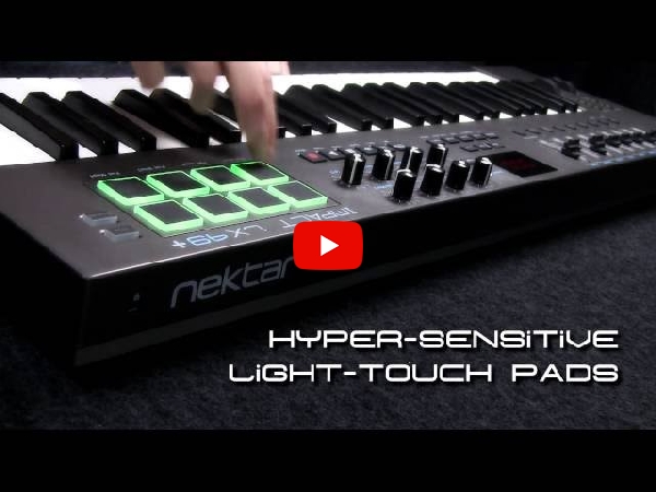 Nektar TechnologyのMIDIキーボード、Impact LX49+のご紹介です。