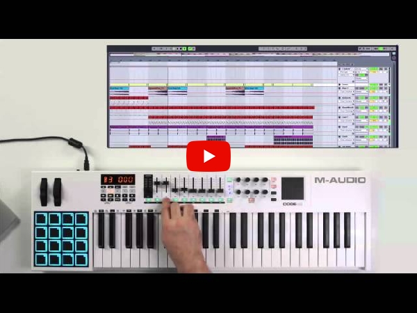 M-AUDIO CODE61 MIDIキーボード X/Yパッド付 ほぼ新品! M-AUDIO CODE61