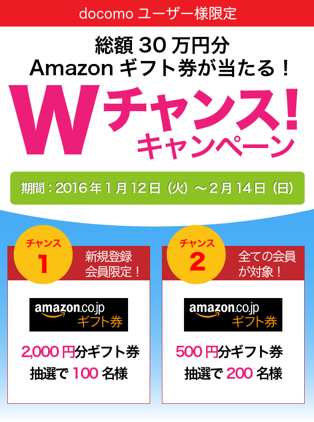 Wチャンス!キャンペーン‐お天気JAPAN