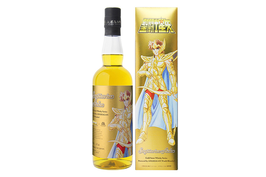 聖闘士星矢」コラボウイスキー第1弾、今月は射手座モチーフ | Lmaga.jp