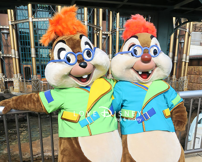 チップ＆デールのフリーグリーティング画像9枚紹介！ポート