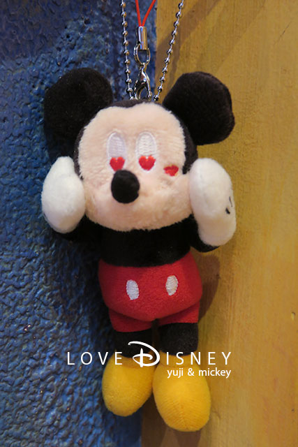 ♡美品♡ディズニー♡ミッキー＆ミニー♡ロックスターぬいぐるみストラップ