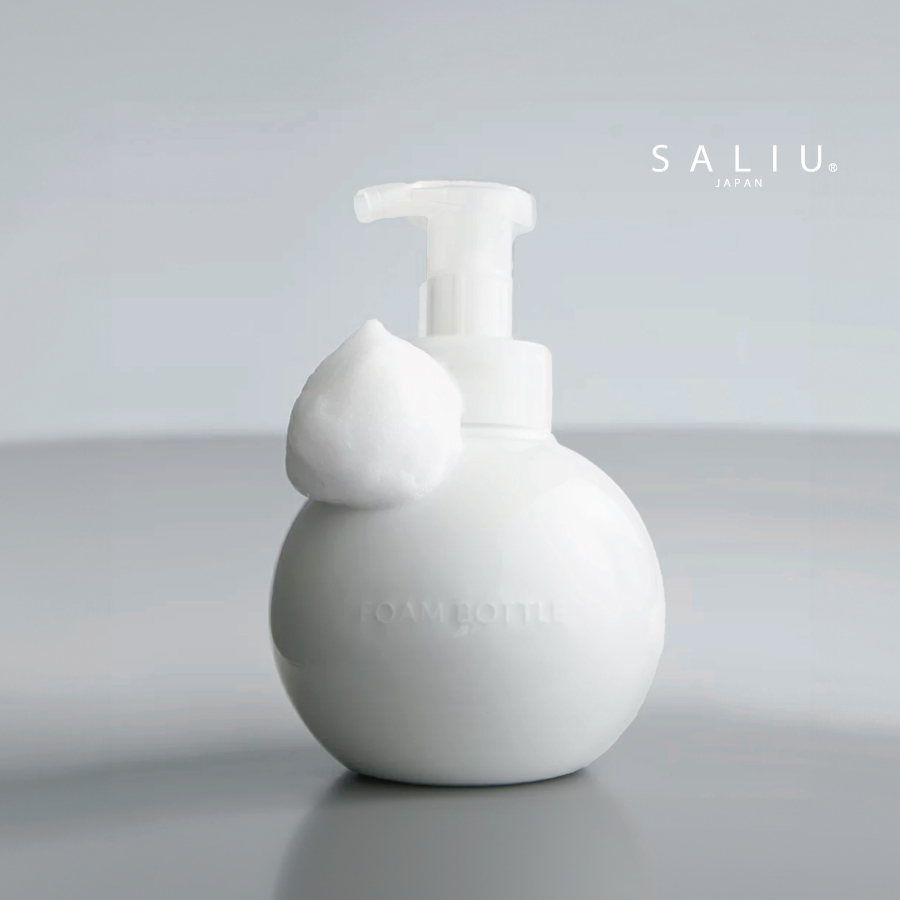 Globe】グローブフォームボトル 450ml 泡タイプ 液体石けん専用 白磁器