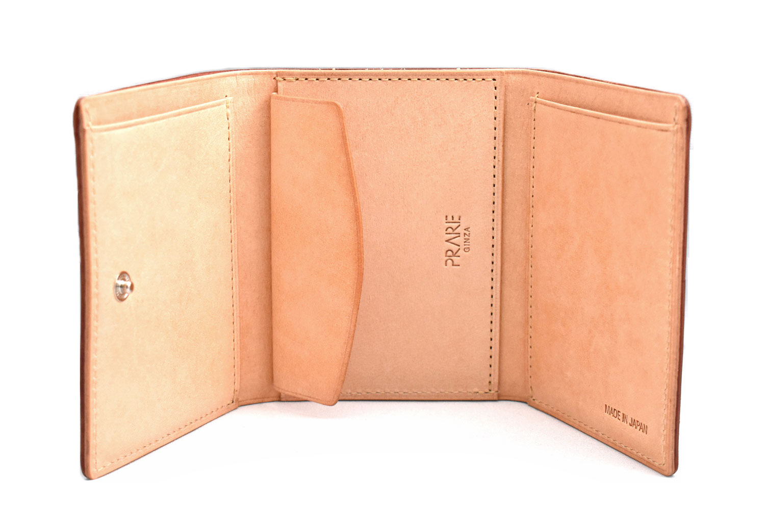 ナチュラルコードバン スマートコンパクト 三つ折り財布（小銭入れあり