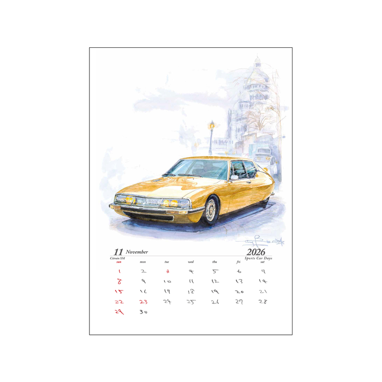 ファインマン bowさんカレンダー ファイブマンス文字｜CALENDAR ONLINE