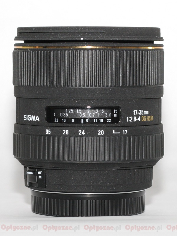 Sigma 17-35 mm f/2.8-4 EX DG HSM Aspherical - LensTip.com