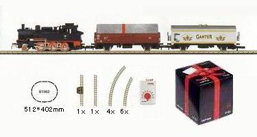 メルクリンZゲージ スターターセットS+E、+貨車2両▪︎特急電気機関