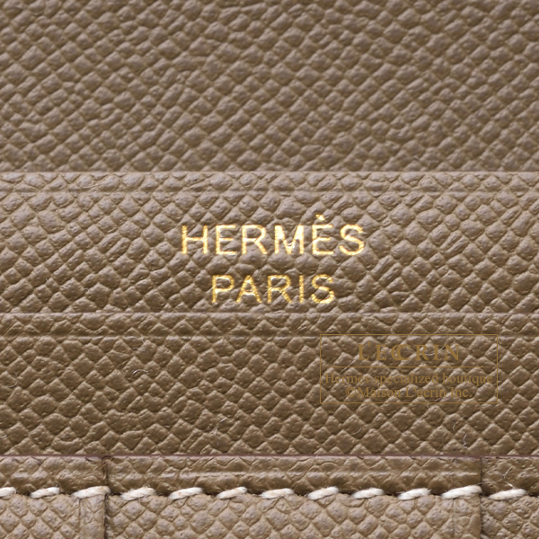 エルメス ベアンスフレ エトゥープ マダム ゴールド金具 | エルメス