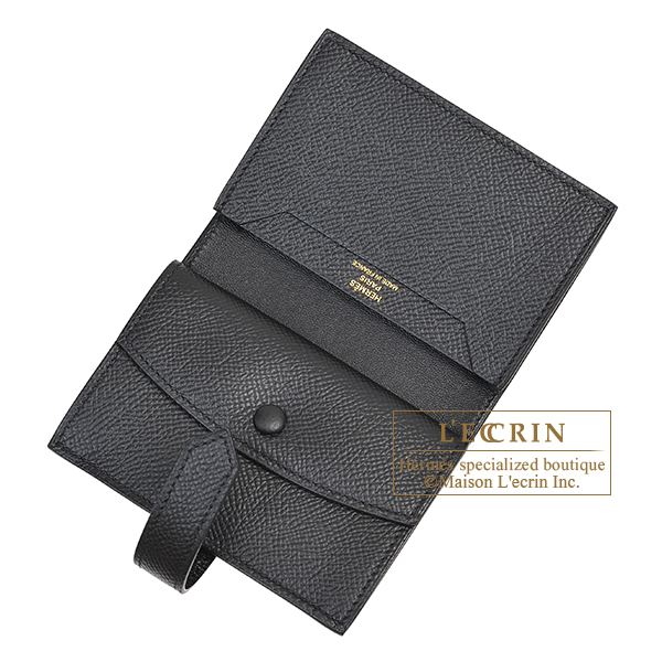 エルメス ベアンミニ ブラック ヴォーエプソン ゴールド金具