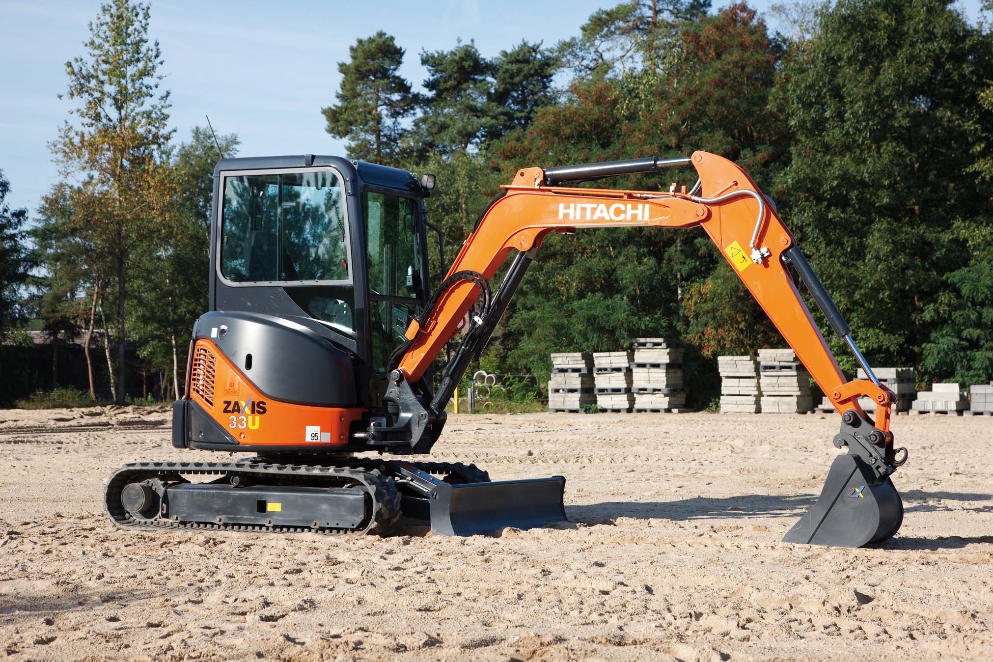 Hitachi ZX 33 U 3 excavator specs & dimensions (2010 - 2013