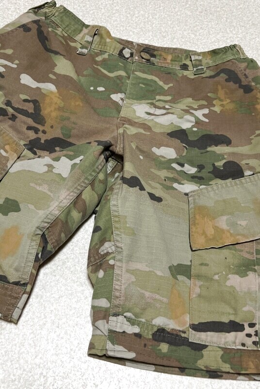 米軍実物,米陸軍 ARMY スコーピオン マルチカムショートパンツ 28
