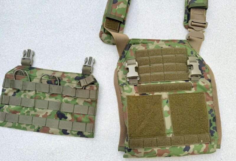 迷彩プレートキャリア 日本の国旗付き M109295671新 デザイン