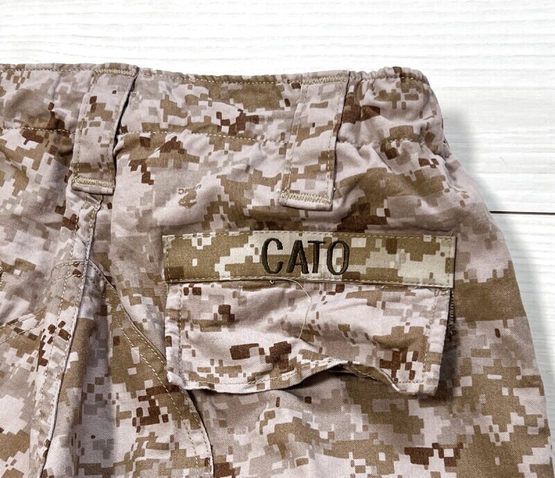 USMC FROG 難燃性・防虫 デザートマーパット上下セット M-R 中古良品