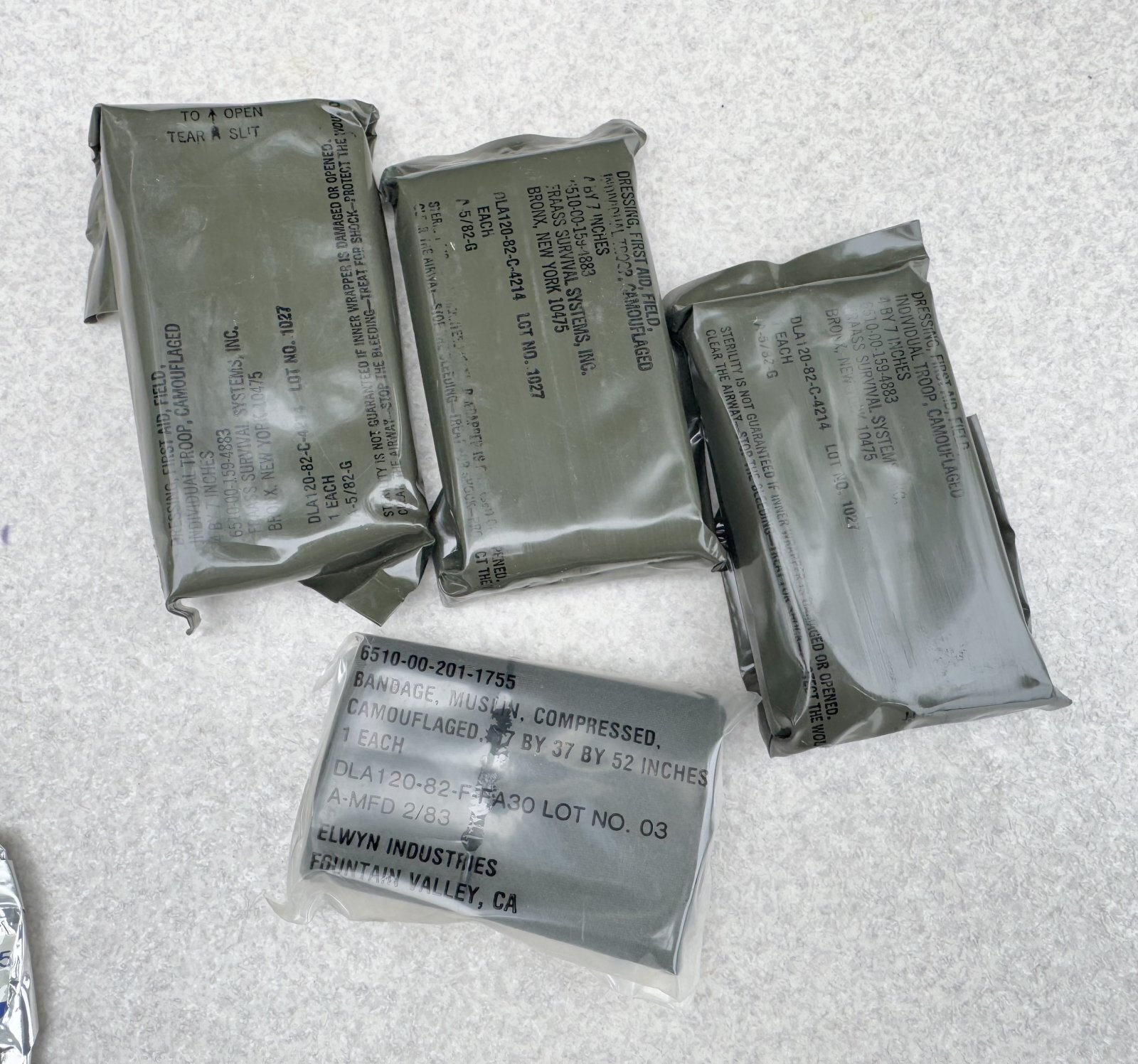 米軍実物 ファーストエイドキットセット BOX メディカル