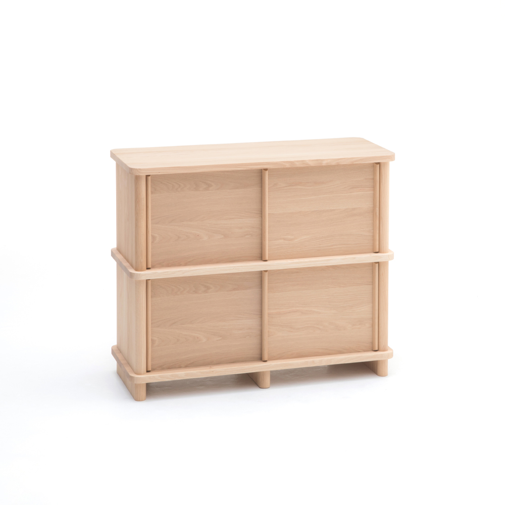 展示品□カリモクスタンダードモダン□サイドボードHU4267□ナラ材