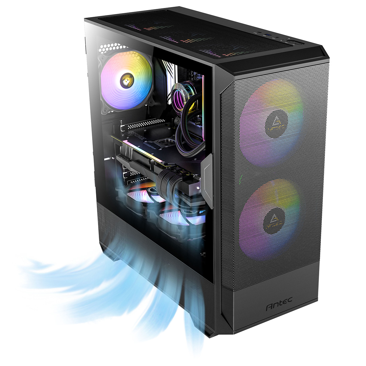 PCケース(自作PC用) ANTEC NX416L & B450 STEEL LEGEND PCケース(自作PC用)