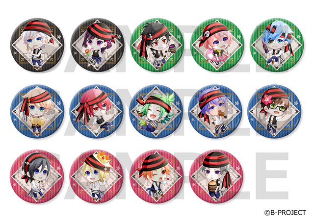 B-project 音済 百太郎 特典 ネイキッド 缶バッジ B-project Bプロ 愛染健