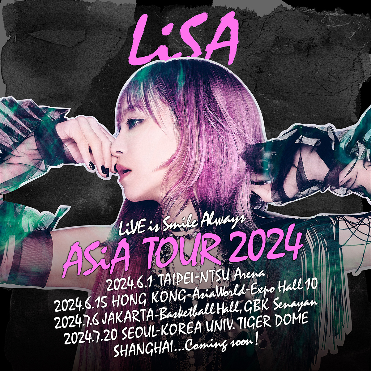 LiSA アクリルスタンド アジアツアー2024限定 【公式通販】