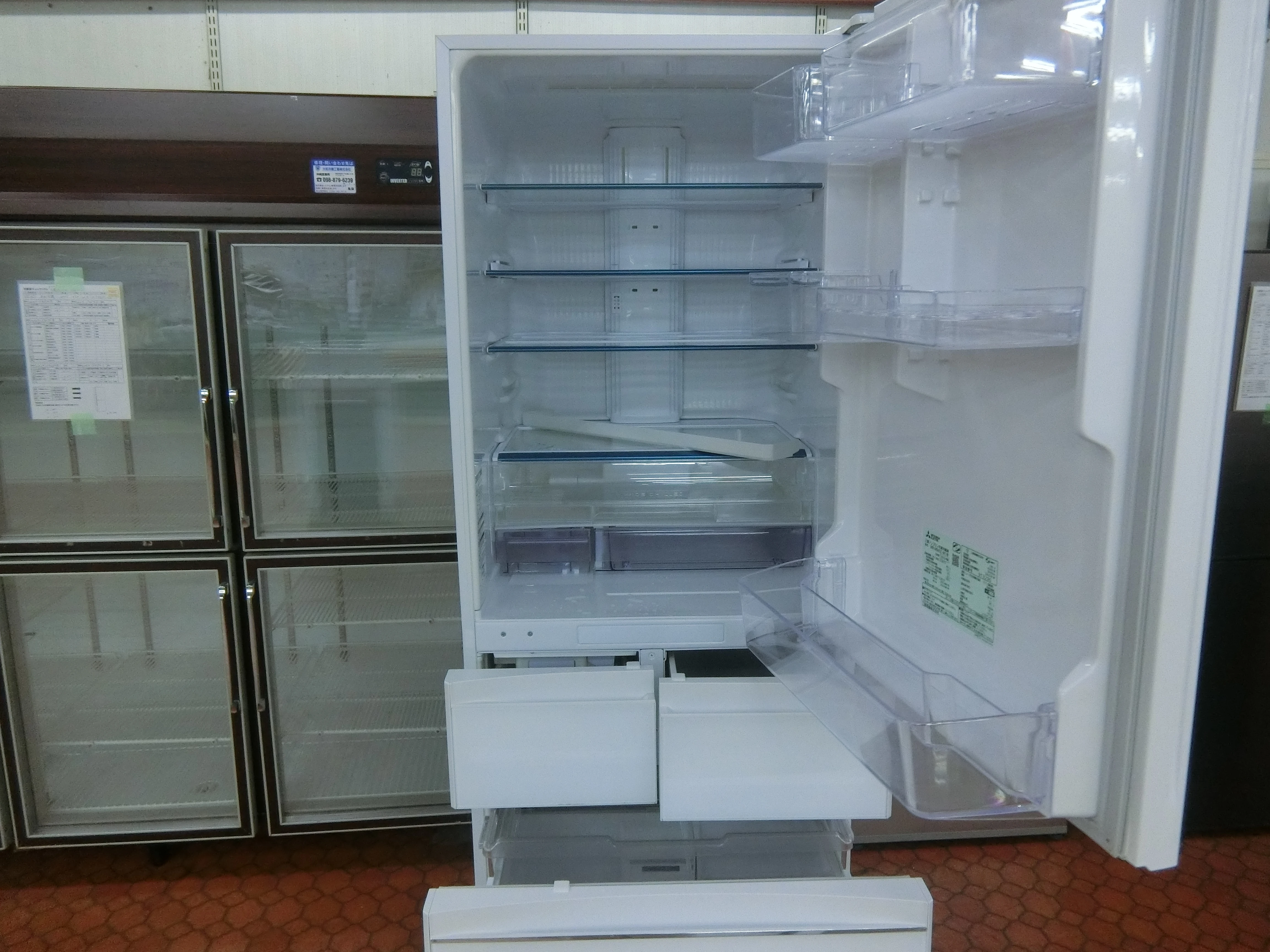 MITSUBISHI 冷蔵庫 MR-MB45E-ZT1 451L 2019製 三菱電機 置けるスマート